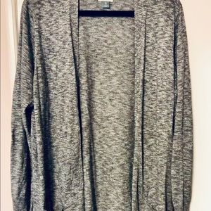 Gray  Cardigan w/Pockets